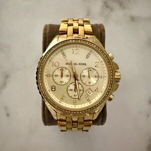 Michael Kors Men's Gold Chronograph Watch